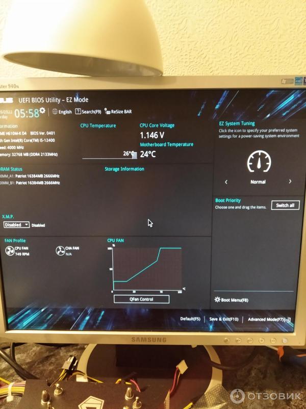 Материнская плата Asus Prime H610M-K D4 фото