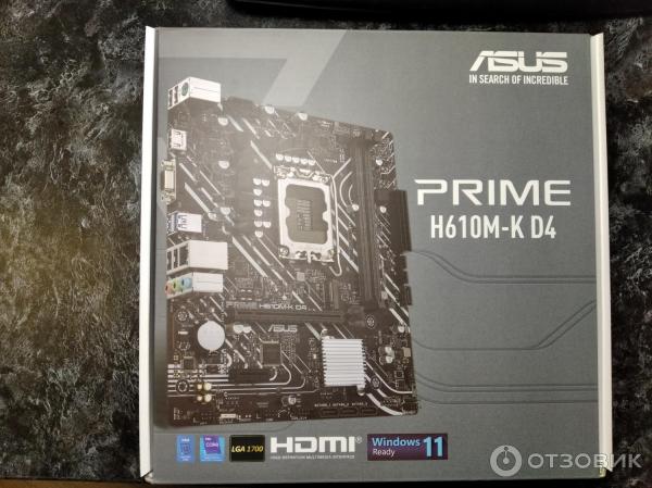 Материнская плата Asus Prime H610M-K D4 фото