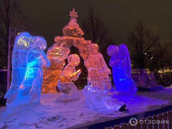 Выставка ледяных скульптур (Россия, Москва) фото