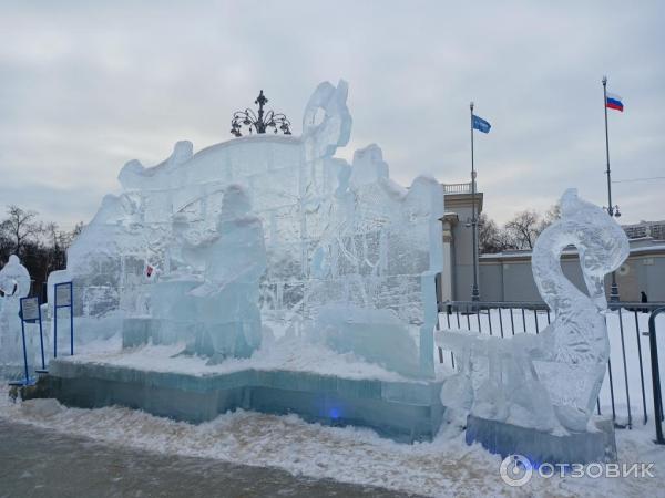 Выставка ледяных скульптур (Россия, Москва) фото