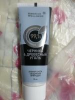Зубная паста Siberian Wellness Черника и древесный уголь фото