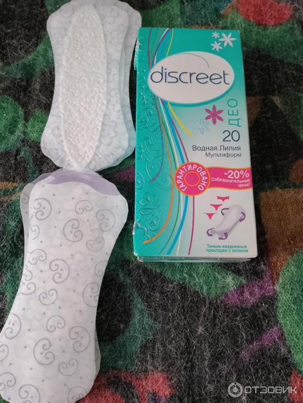 Прокладки ежедневные Discreet DEO Водяная лилия фото