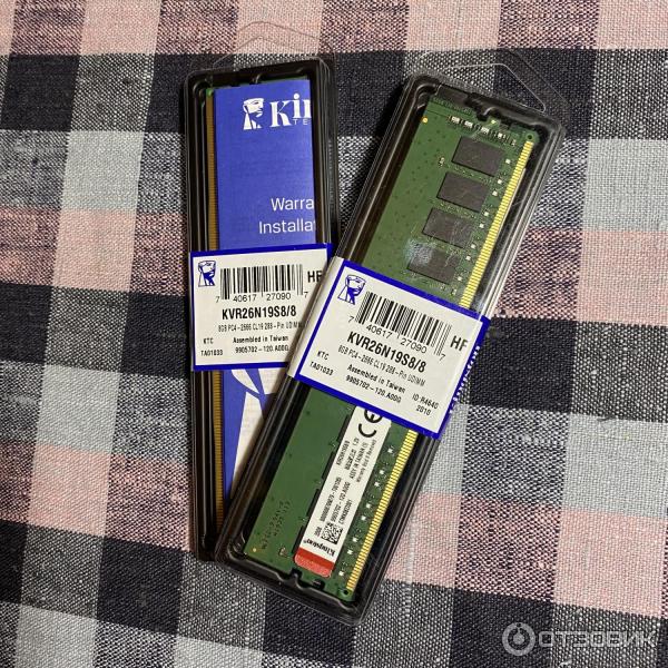 Оперативная память Kingstone DIMM DDR4-2666Mhz 8Gb (KVR26N19S8 8)