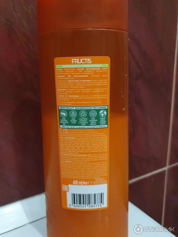 Шампунь Garnier Fructis SOS восстановление фото