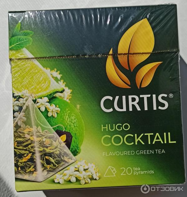 Листовой зеленый чай Curtis Hugo coctail с мятой и цедрой цитрусовых фото