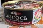 Рыбные консервы Владкон "Лосось с овощами" фото