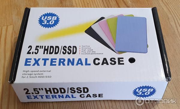 Внешний корпус 2,5 HDD SSD External Case USB 3.0