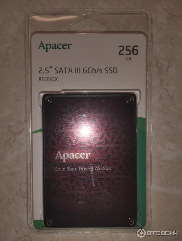 Твердотельный накопитель Apacer 2,53939 SATA III 6Gbs SSD AS350X 256 Gb фото