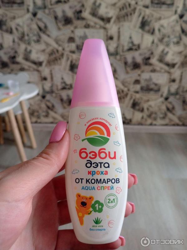 Средство репелентное Беби Дэта детский (aqua) спрей 2 в 1 фото