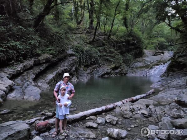 Водопад Райское наслаждение (Россия, Лоо) фото