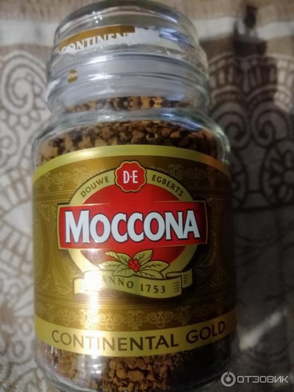 Кофе растворимый Moccona continental Gold