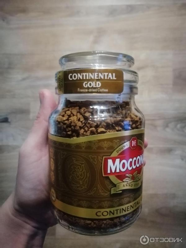 Кофе растворимый Moccona continental Gold