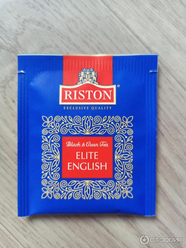 Чай Riston English Elite Tea Смесь черного и зеленого чая фото