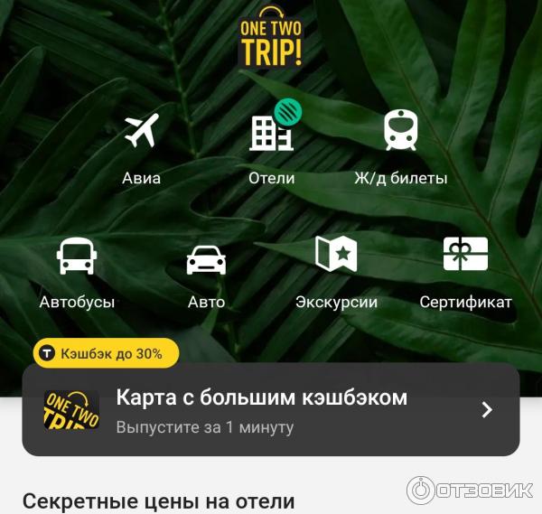 Onetwotrip.com - онлайн-сервис для планирования путешествий фото