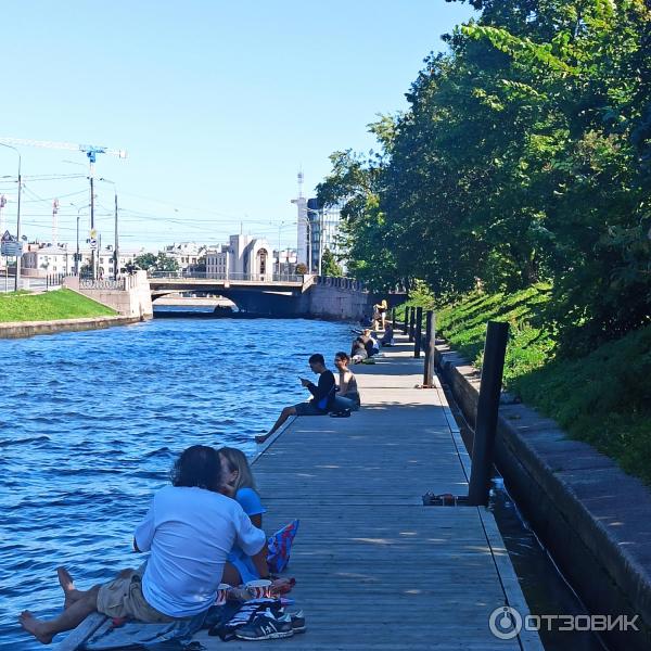 Набережная реки Карповка (Россия, Санкт- Петербург) фото