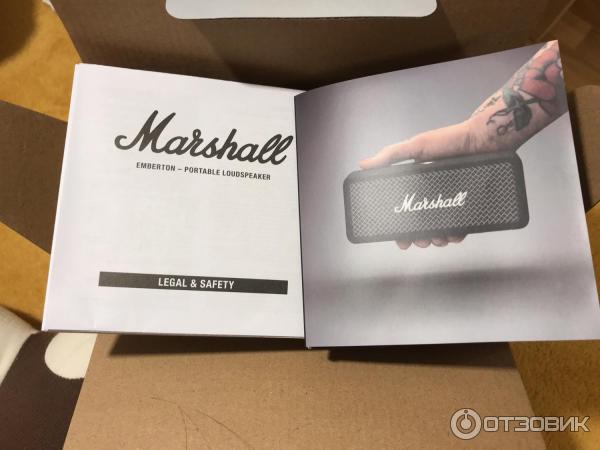 Портативная колонка Marshall Emberton фото