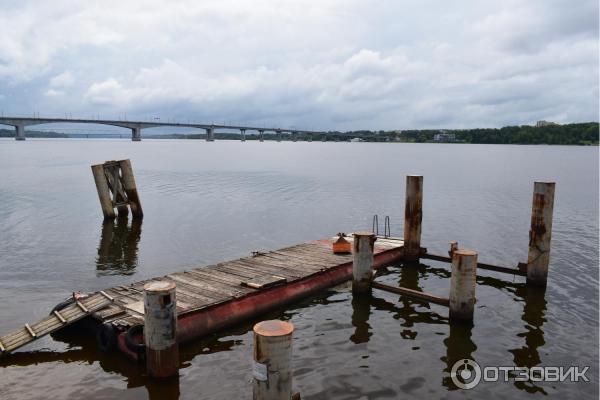 Набережная реки Волга (Россия, Кострома) фото