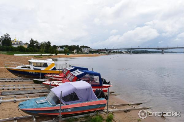 Набережная реки Волга (Россия, Кострома) фото