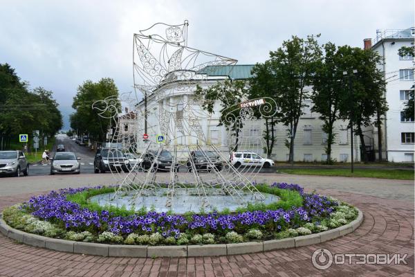 Набережная реки Волга (Россия, Кострома) фото