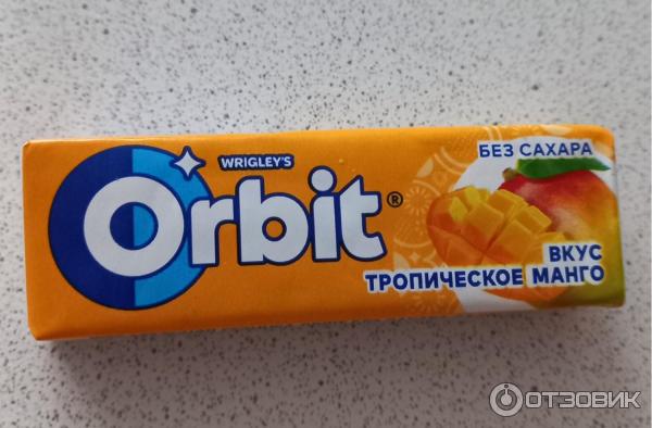 Жевательная резинка Orbit со вкусом манго фото