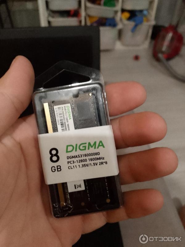 Оперативная память Digma DGMAS31600008D DDR3 8ГБ 1600МГц (SO-DIMM) фото