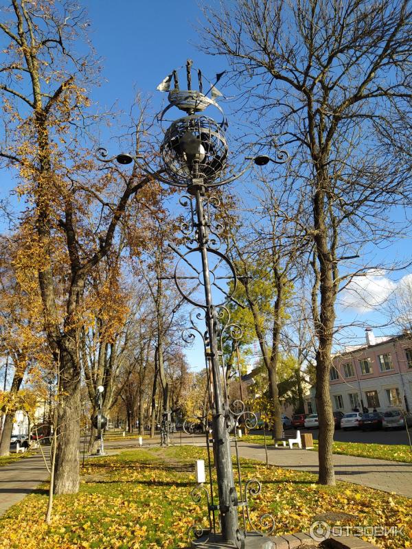 Аллея кованых фонарей (Беларусь, Брест) фото