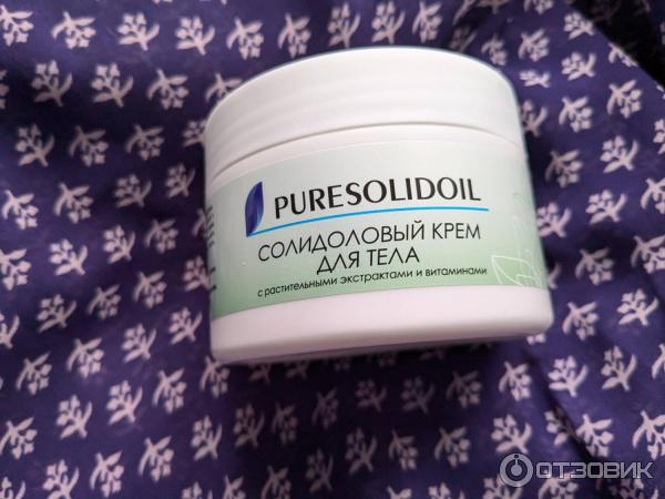 Солидоловый крем для тела PURESOLIDOIL с растительными экстрактами и витаминами фото