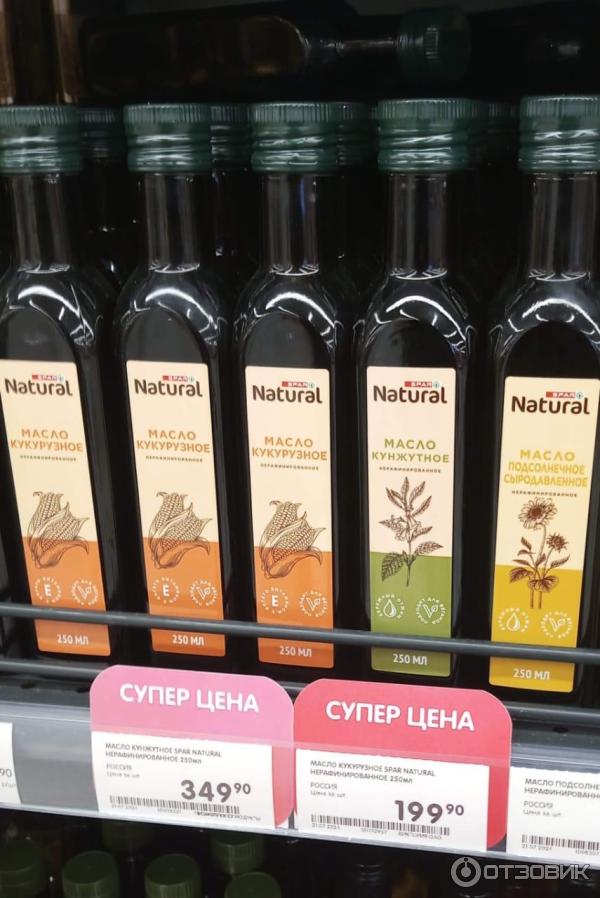 Масло кукурузное нерафинированное Spar Natural фото