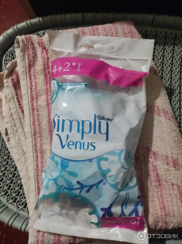 Женский бритвенный станок Gillette Simply Venus 2 (одноразовый) фото