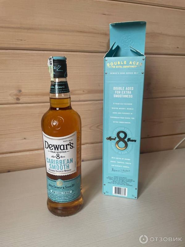 Виски Dewar s Blended Scotch Whisky Caribbean Smooth. Общий вид