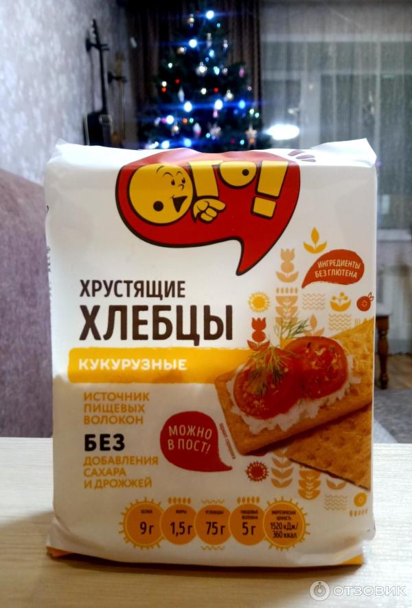 Хрустящие хлебцы ОГО кукурузные фото