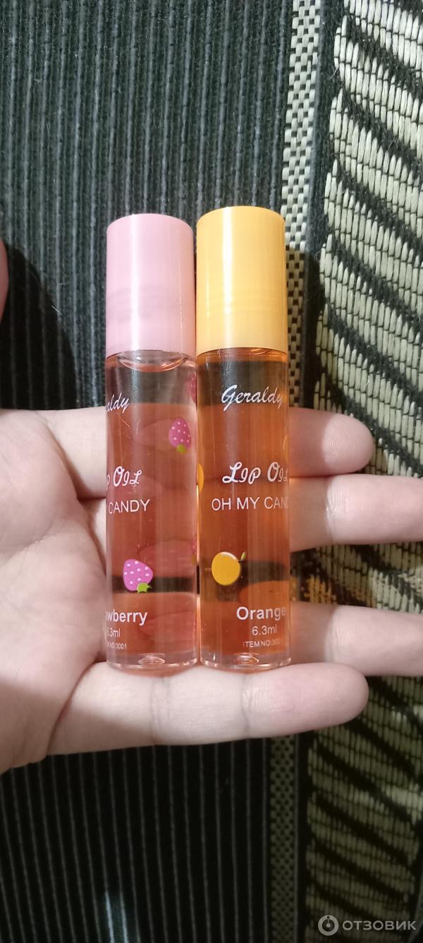 Масло для губ Geraldy lip oil oh my candy фото