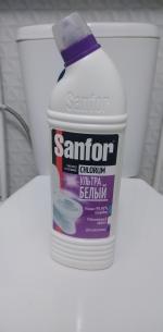 Санитарно-гигиенический гель Sanfor Chlorum для ванн и унитазов фото