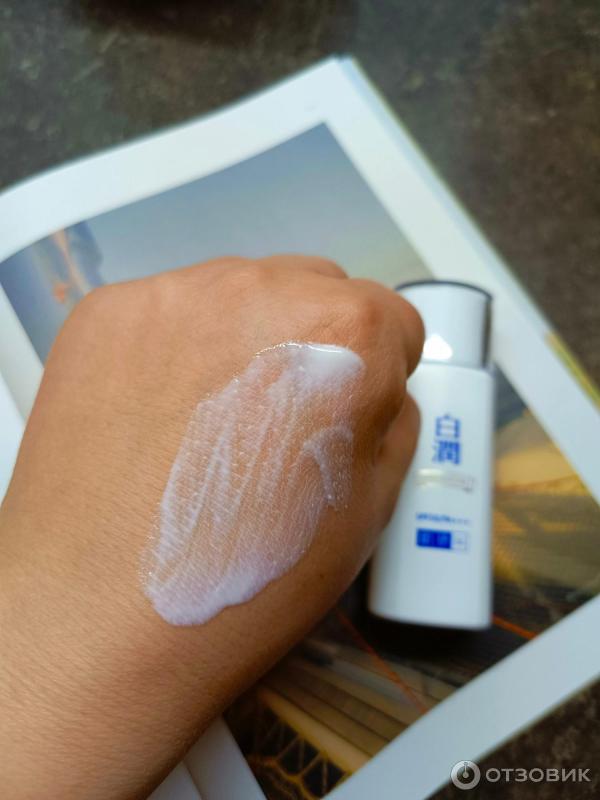 Солнцезащитный крем для лица HadaLabo premium spf 50 фото