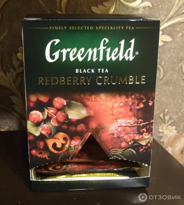 Черный чай Greenfield Redberry crumble фото