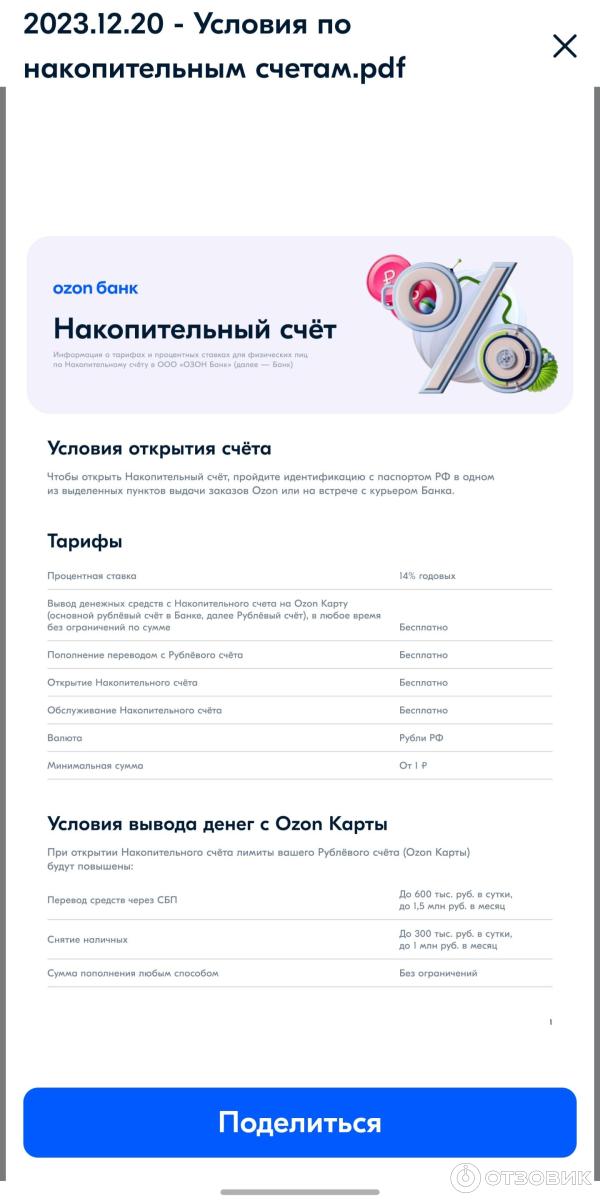 Накопительный счет Озон. Лимиты Озон счета. OZON Bank. Расчётный счёт OZON.