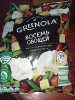 Замороженная овощная смесь Морозко Greenola 8 овощей фото