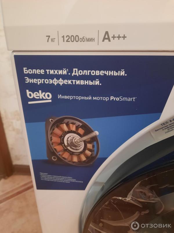 Стиральная машина узкая Beko WSPE 7612W фото