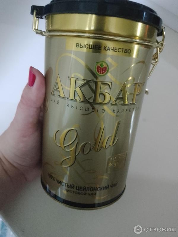 Чай черный цейлонский Акбар Gold фото