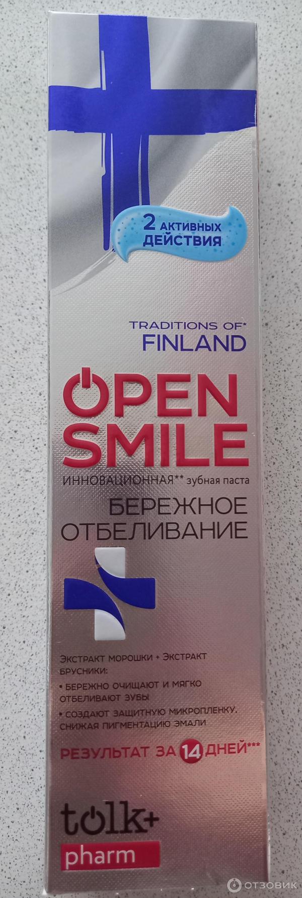 Зубная паста Tolk Pharm Open Smile Бережное отбеливание фото