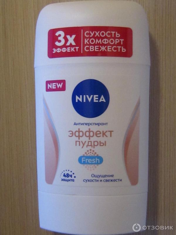 Твердый дезодорант-антиперспирант Nivea Эффект пудры fresh фото