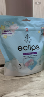Капсулы для стирки детского белья Eclips Sensitive фото