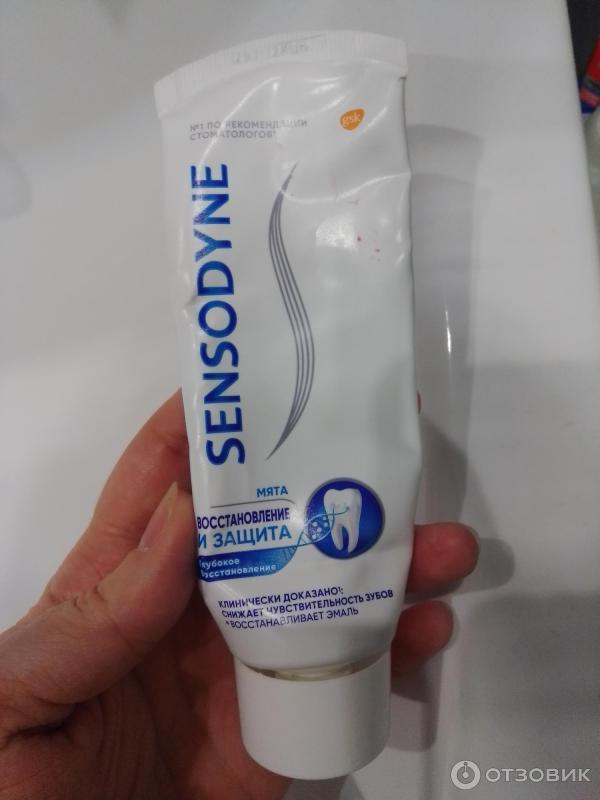 Зубная паста Sensodyne Восстановление и защита фото