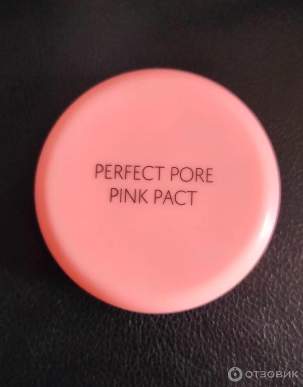 Пудра The Saem perfect pore pink pact фото