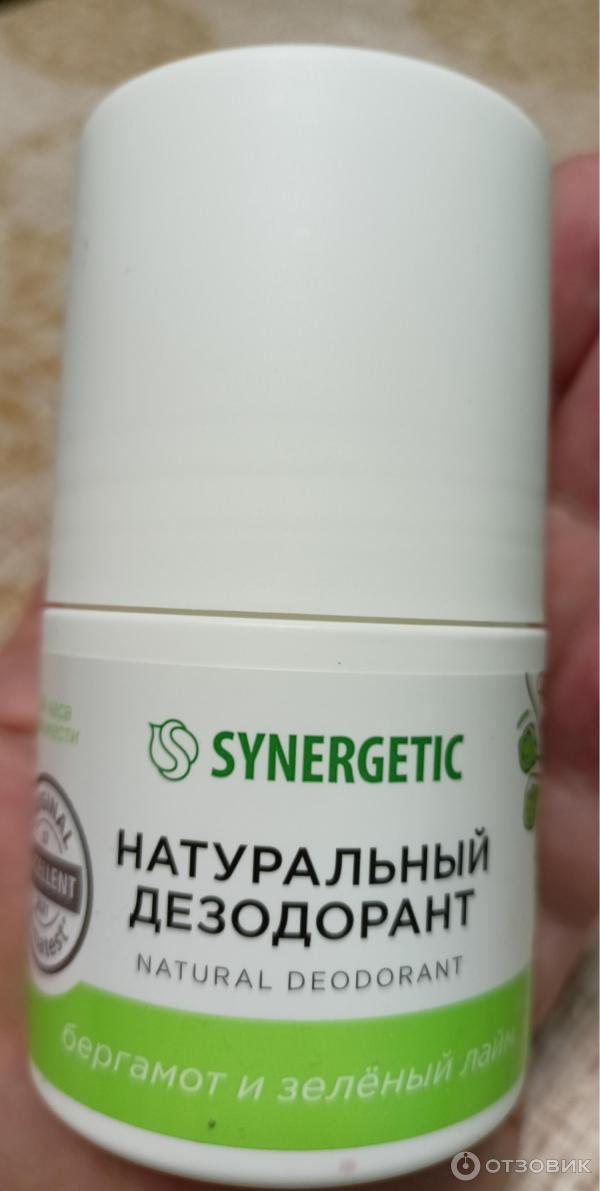Отзыв о Дезодорант натуральный Synergetic "Бергамот и зеленый лайм ...