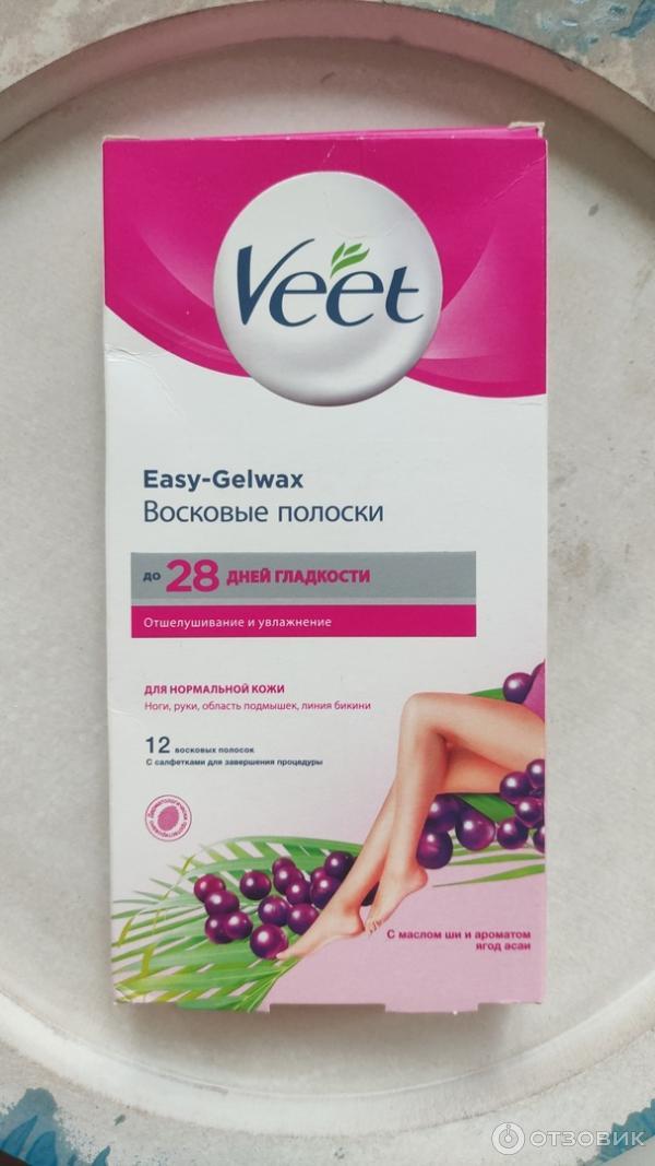 Восковые полоски Veet фото