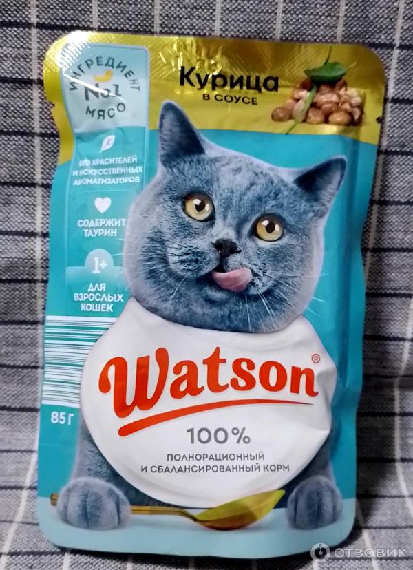 Корм Watson Курица в соусе для кошек фото