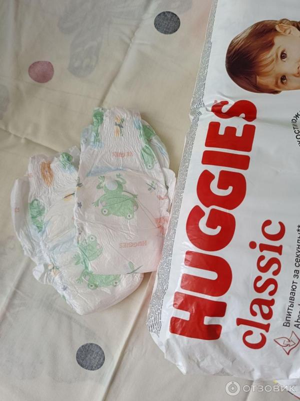 Отзыв о Детские подгузники Huggies Classic | Дешёвые подгузники, очень ...