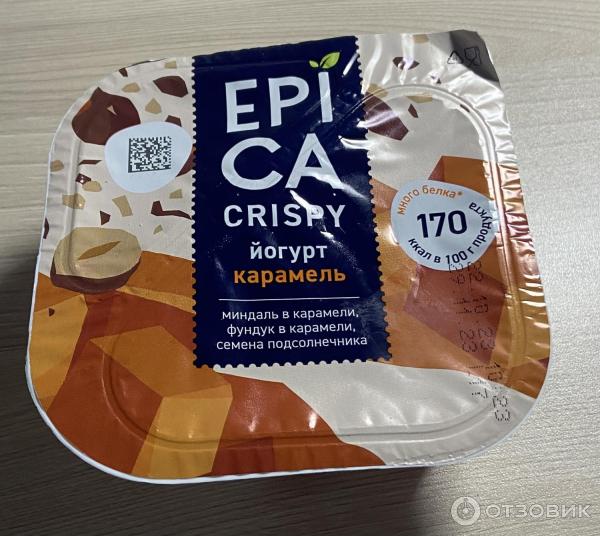 Йогурт Epica Crispy Карамель фото