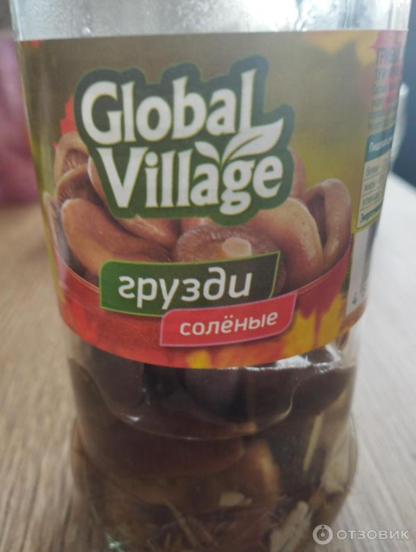 Грузди соленые Global Village фото